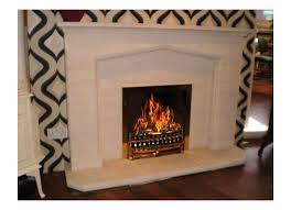 Tudor 60 Limestone Fireplace