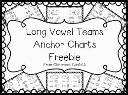 Long Vowel Anchor Charts Freebie Classroom Confetti