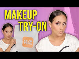 new temu makeup try on review you