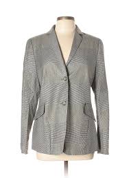 Details About Akris Punto Women Gray Wool Blazer 12