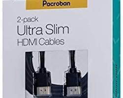 Pacroban Ultra Slim 4K HDMI Cable