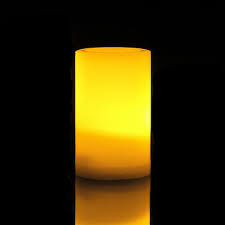 flameless led pillar light candle