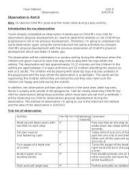 Observation 6 Part B Early Years Provision 4009edstux