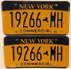 commercial license plate manhattan city