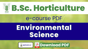 environmental science pdf notes