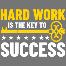 hard work is the key to success men s