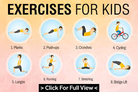 15 Simple Exercises For Kids To Do At Home