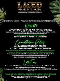 schedule appointment with laced beauty bar