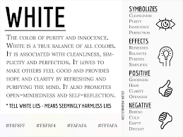 white color meaning the color white