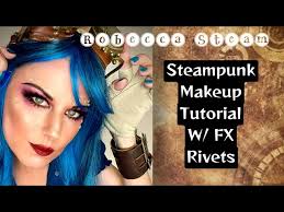 robecca steam steunk makeup tutorial