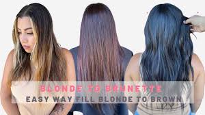 fill blonde hair