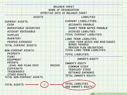 Expert Advice On How To Make A Balance Sheet For Accounting
