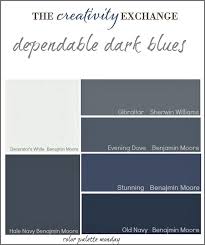 Dependable Dark Blue Paint Colors