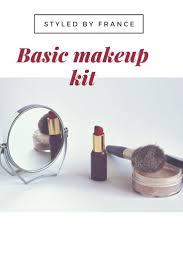 basic makeup kit for beginners styled