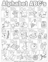Alphabet Chart Letters With Pictures Lovetoteach Org