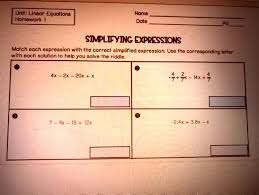 Simplifying Expressions In 7th Grade
