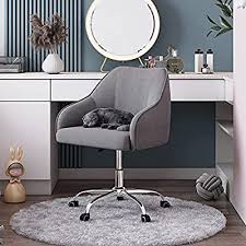 4.5 out of 5 stars 748. Buy Cute Desk Chair For Teens Girls Home Office Computer Desk Chairs With Wheels And Arms Comfy Velvet Fabric Swivel Rolling Task Chair For Bedroom Study Room Living Room By Caelum Grey