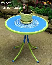 decoart blog diy painted patio table