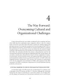  the way forward overcoming cultural and organizational challenges integrated computational materials engineering a transformational discipline for improved competitiveness and national security 2008