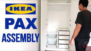 ikea pax wardrobe embly with doors