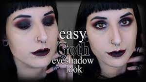 easy goth smokey eye makeup tutorial