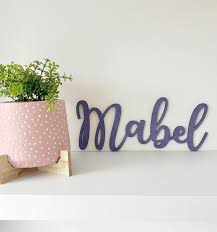 Personalised Wooden Name Sign Custom
