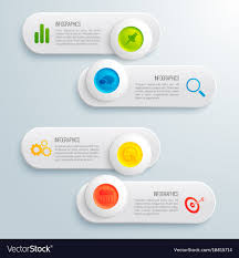 Infographic Business Horizontal Banners Royalty Free Vector