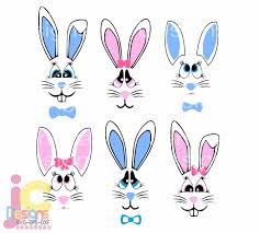 Free bunny face svg design. Bunny Face Svg Easter Svg Lady Man Face Svg Rabbit Svg File Digital Cut File Easter Basket Svg Dxf Eps Png Instant Download