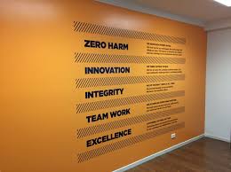 Corporate Office Decor Company Values