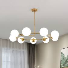 ball opal frosted glass chandelier
