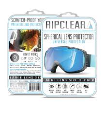 Details About Ripclear Snow Goggle Lens Protector For Dragon Goggles Apx2 3 Pack