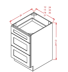 sw 3db36 3 drawer base 36 inch