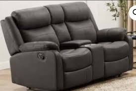 bruno 2 seater with drinks console sofa