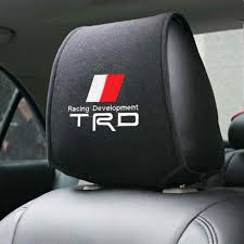 Toyota Trd 1pcs Car Headrest Cover