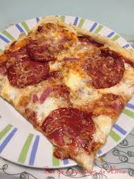 pizza au chorizo les gourmandises de némo