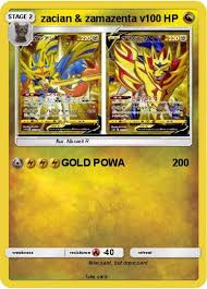 Value for money, the promo card inside is definitely worth buying this for because both the zacian and zamazenta gold cards will only increase in value over time, highly recommend this product, 5/5 read more. Pokemon Zacian Zamazenta V