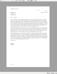 Letterhead Business Letter Heading Template Multiple Page