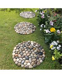 River Rock Stepping Stones Set Of 2