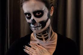 halloween skeleton makeup tutorial