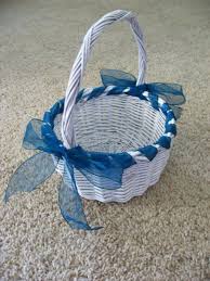 diy flower girl basket
