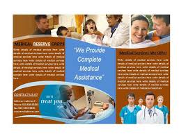 Medical Office Brochures Medical Brochure Template Marketing
