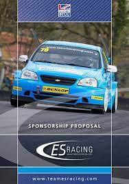 sponsorship proposal team es racing
