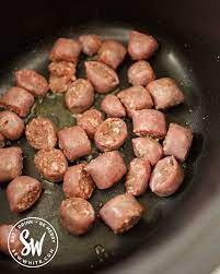 slow cooked venison sausage cerole