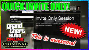 quick invite only session how to do