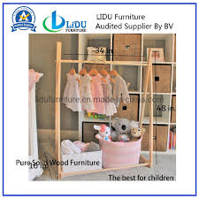 Children's clothes rails and clothing racks come in smaller sizes, reduced heights, but a variety of lengths. China Bedroom Free Stand Bamboo Towel Hanging Clothes Rail Tree Rack Kids Wooden Rack Coat Rack China Coat Rack Clothes Hanger Stand