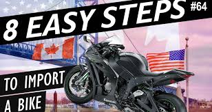 a motorcycle from the usa to canada