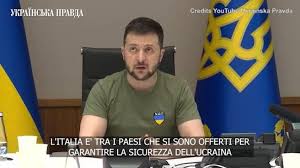 Ucraina, Zelensky: «Italia tra i Paesi pronti a fare da garanti sulla  sicurezza» - Corriere TV