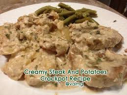 creamy steak and potatoes crockpot