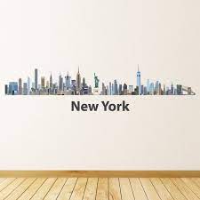 New York City Skyline Wall Sticker