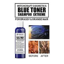 Don't use toner on dark hair. Blue Shampoo Blue Toner Shampoo For Extreme Brassy Orange Hair 100 50ml Level 2 3 4 Shopee Philippines